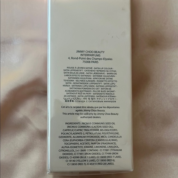 NIB Jimmy Choo Seduction Collection Lipstick 💄 JC  Cosmetic Bag and bonus gift - Picture 6 of 12